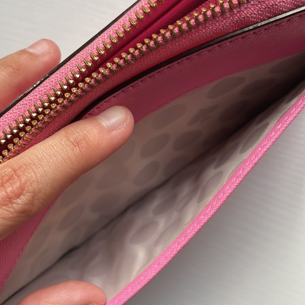 Kate Spade Long Zip Wallet in Bubblegum Pink - Picture 5 of 5
